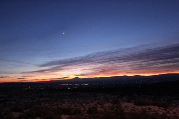 Mt. Rainier in the sunset