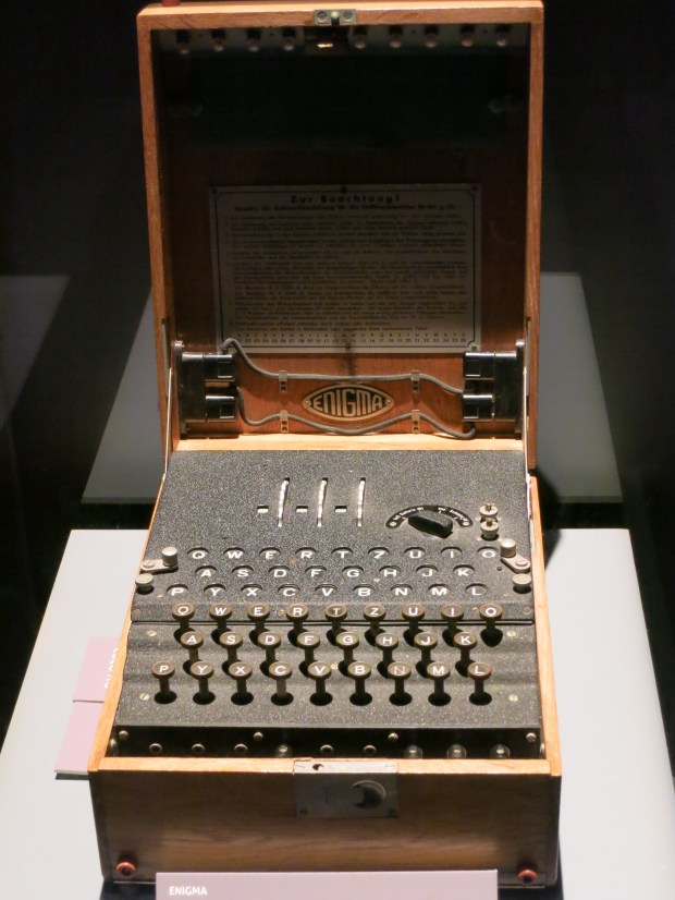 The famous German "Enigma" encryption machine