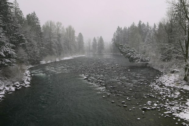Snoqualmie River from Mt. Si Road bridge