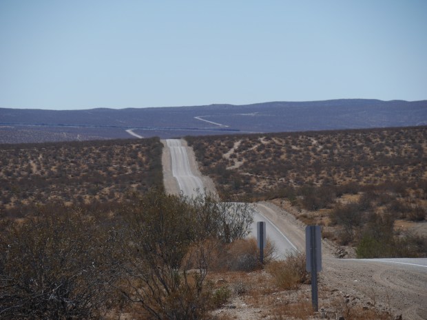 Hwy 190 west of Death Valley