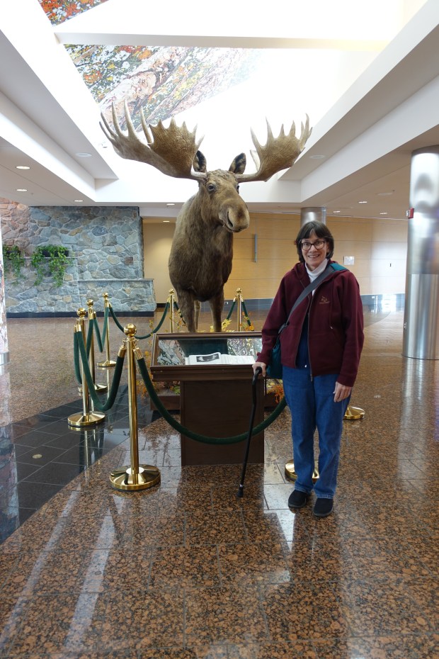 Trisha at the Anchorage airport